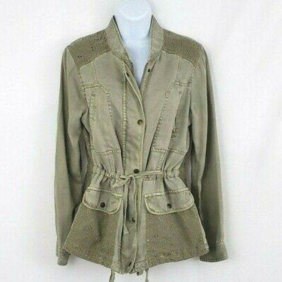 Max Jeans Green Utility Jacket - Picture 1 of 5